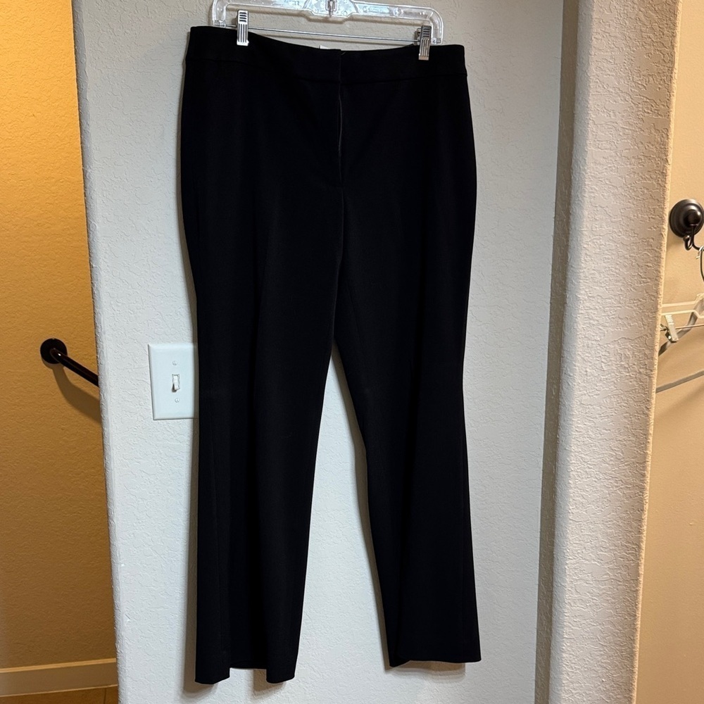 White House Black Market Elegant Black Women's Trousers Size 12S